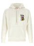 Kenzo Wild Tiger Embroidered Hoodie White