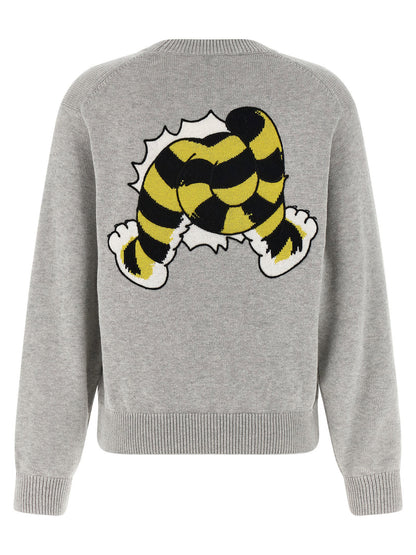 Kenzo Wild Tiger Sweater Gray