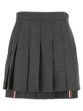 Thom Browne Uniform Mini Skirt Gray