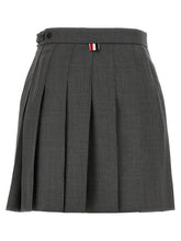 Thom Browne Uniform Mini Skirt Gray