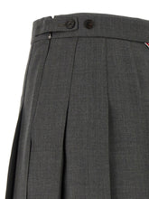 Thom Browne Uniform Mini Skirt Gray
