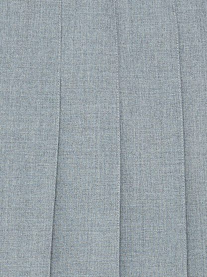Thom Browne Uniform Mini Skirt Gray