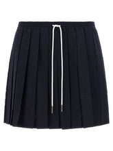 Thom Browne Striped Skirt Blue