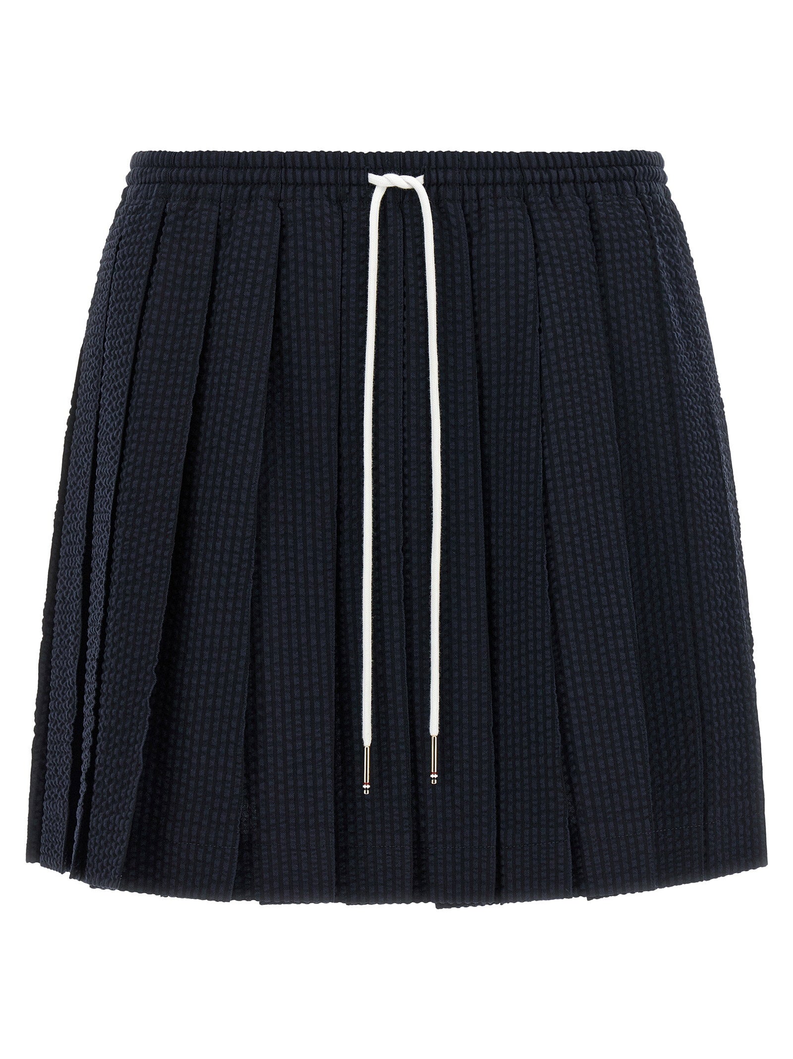 Thom Browne Striped Skirt Blue