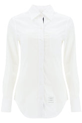 Thom Browne fitted shirt in poplin white