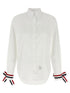 Thom Browne Rwb Tape Cuffs Shirt White