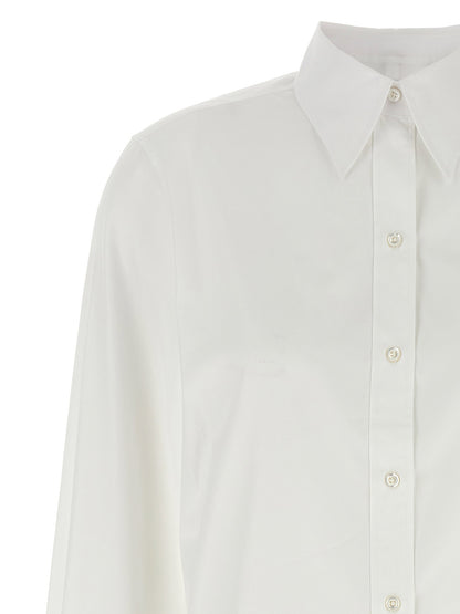Thom Browne Rwb Tape Cuffs Shirt White
