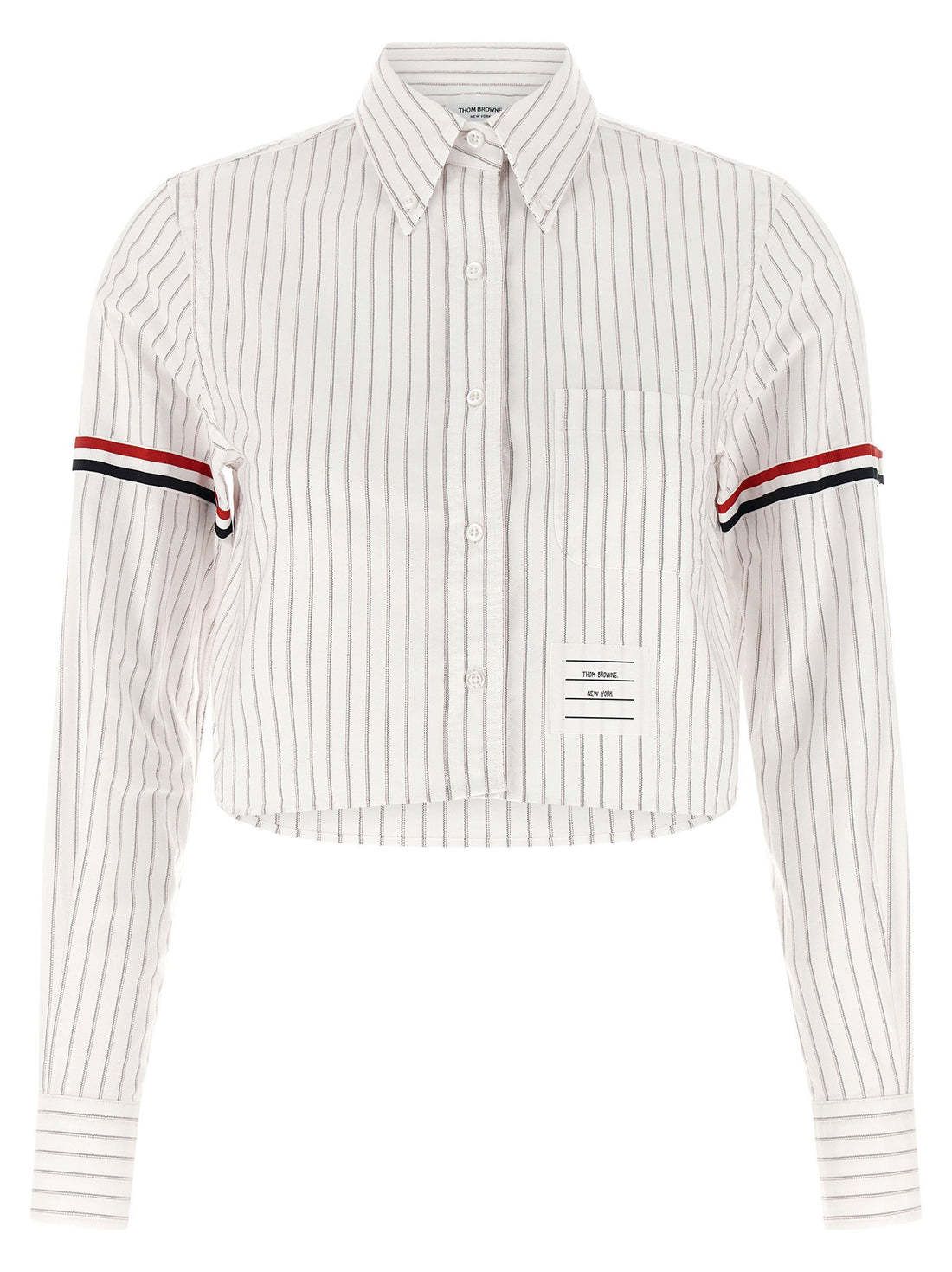 Thom Browne 4bar Cropped Shirt White