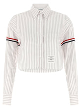 Thom Browne 4bar Cropped Shirt White
