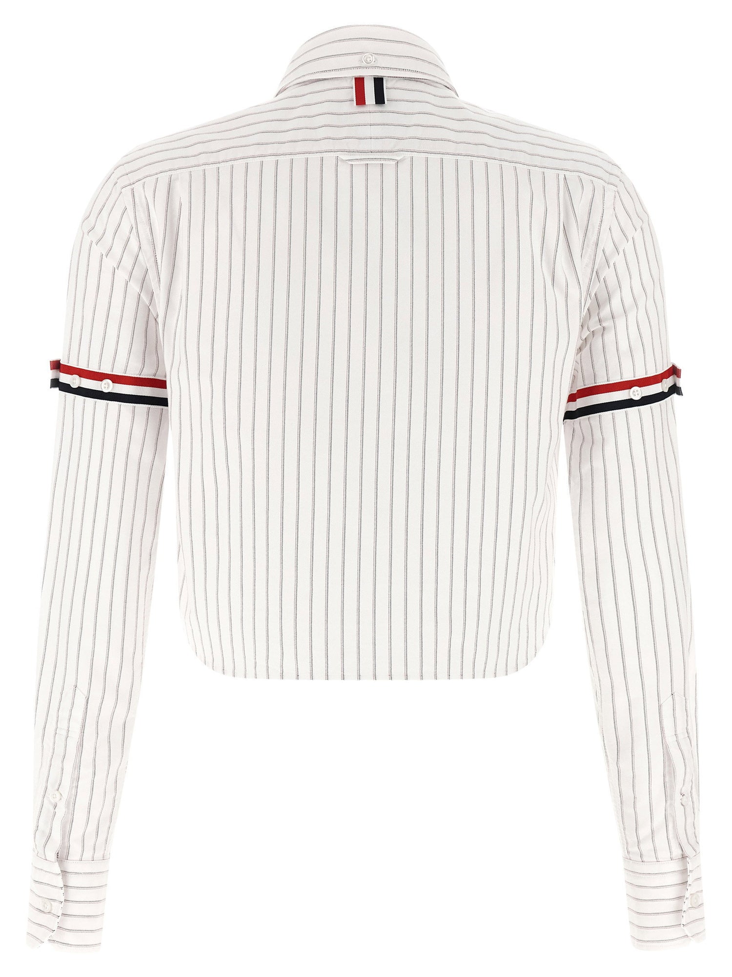 Thom Browne 4bar Cropped Shirt White