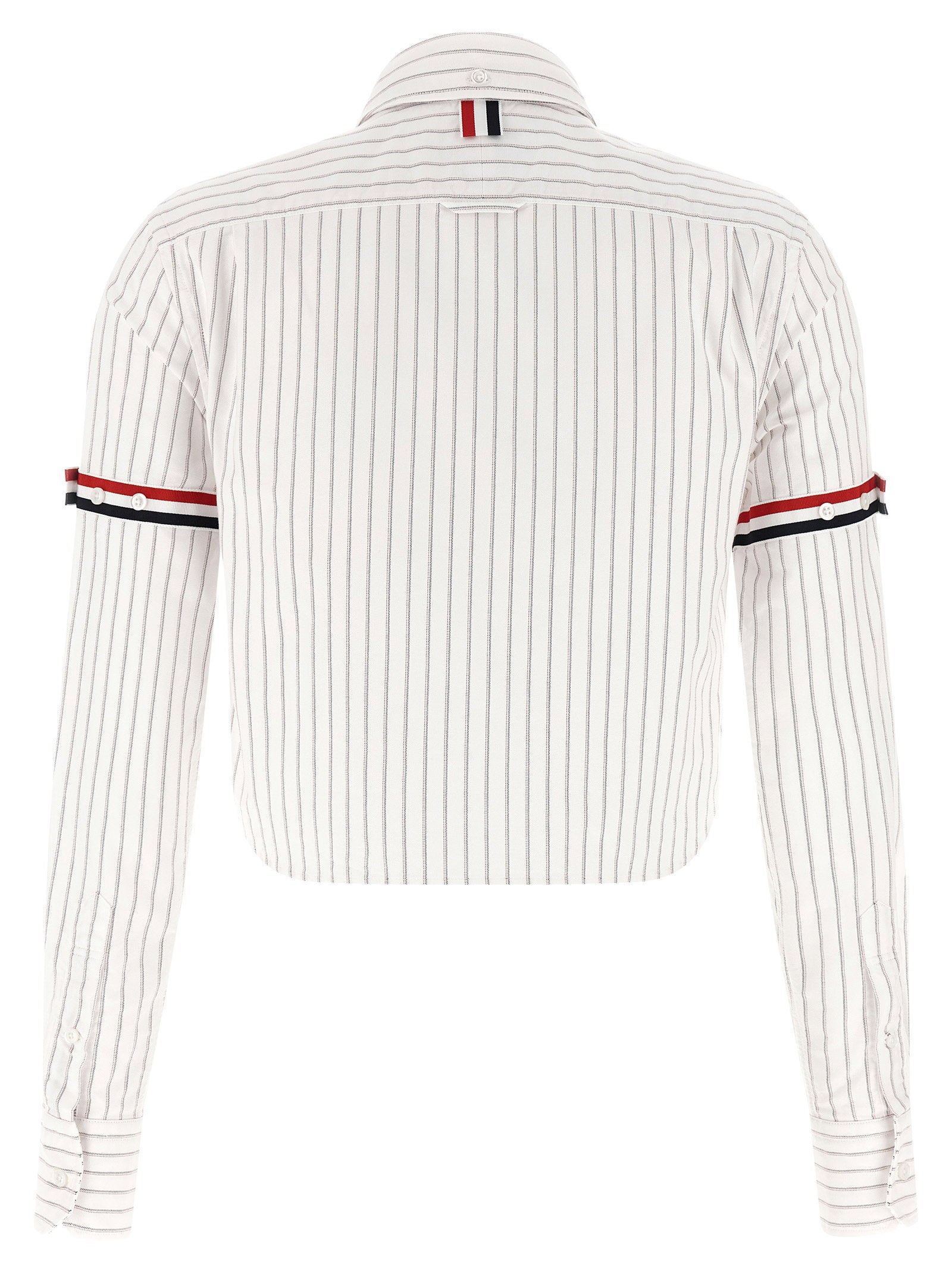 Thom Browne 4bar Cropped Shirt White