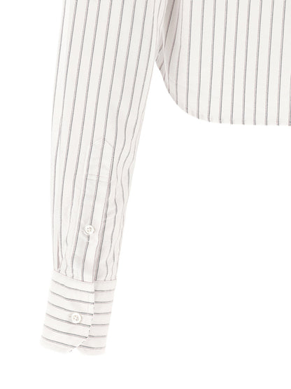 Thom Browne 4bar Cropped Shirt White