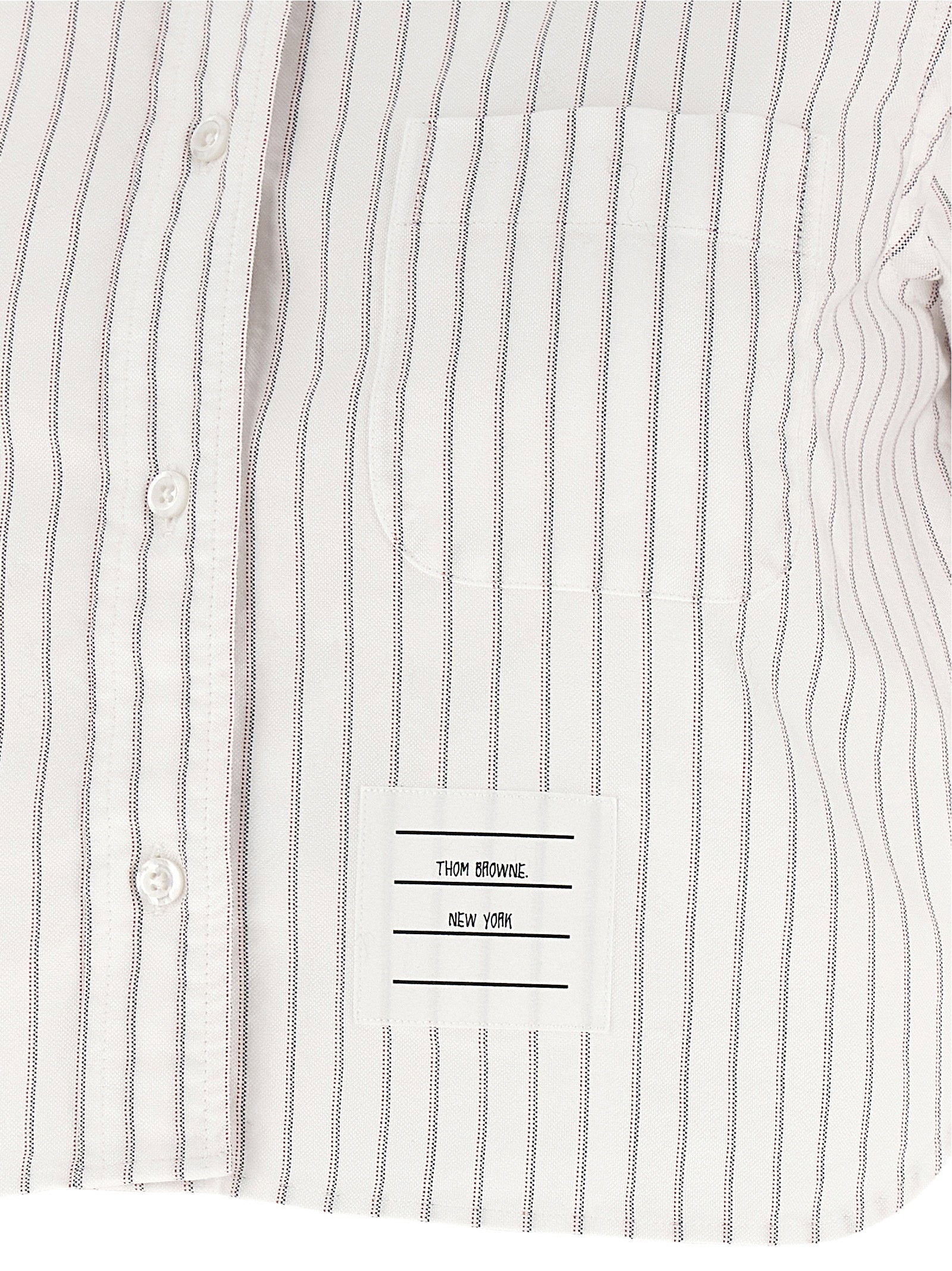 Thom Browne 4bar Cropped Shirt White