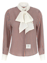 Thom Browne Removable Lavallière Collar Shirt Multicolor
