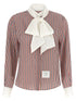 Thom Browne Removable Lavallière Collar Shirt Multicolor