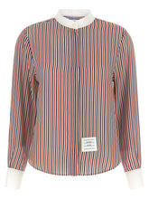 Thom Browne Removable Lavallière Collar Shirt Multicolor