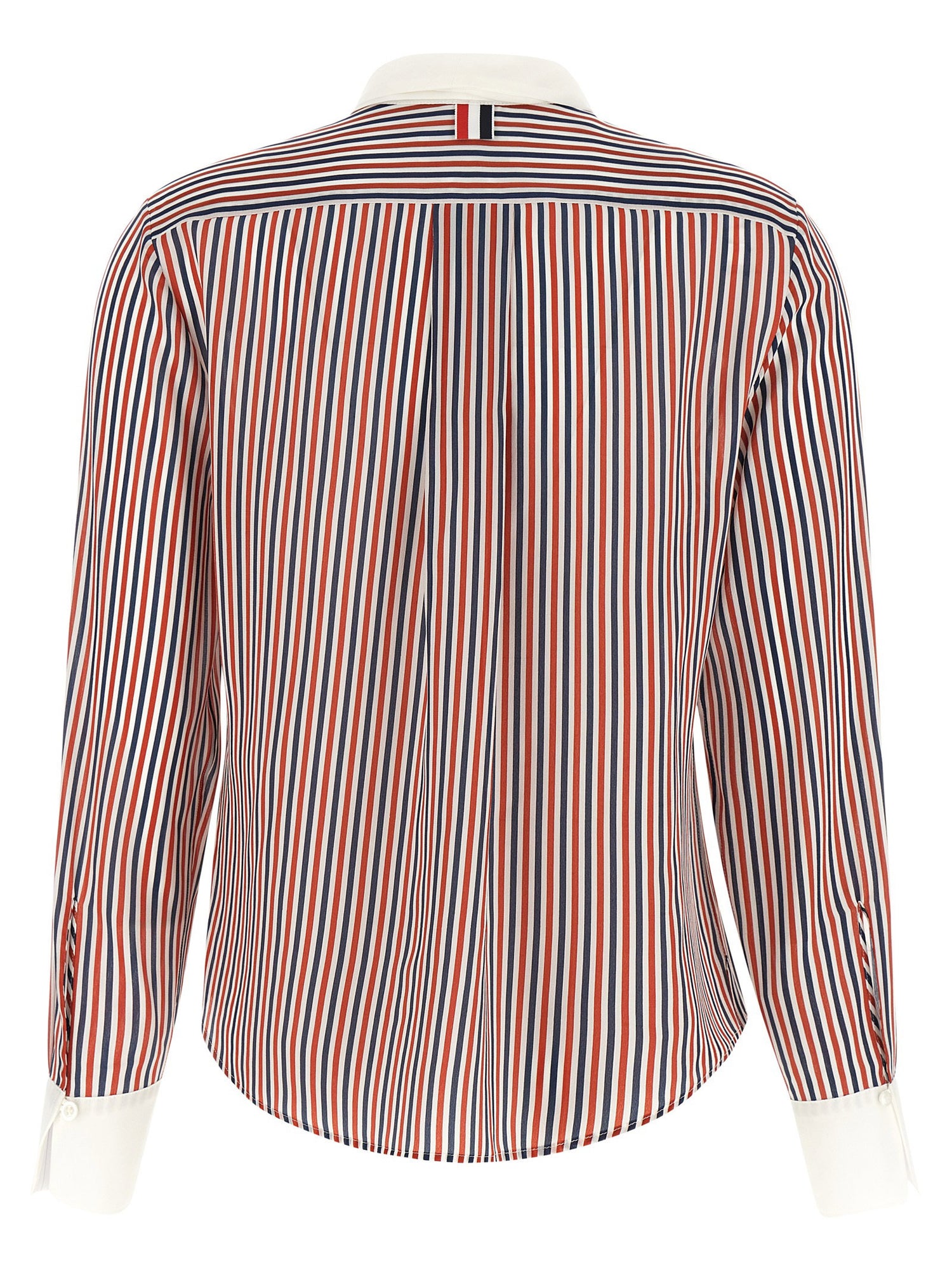Thom Browne Removable Lavallière Collar Shirt Multicolor