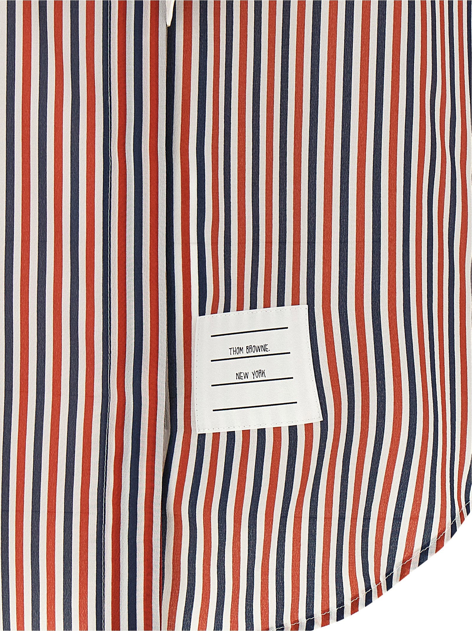 Thom Browne Removable Lavallière Collar Shirt Multicolor