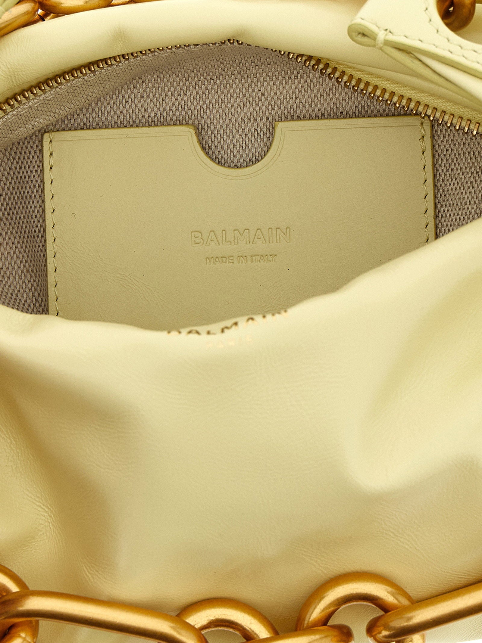 Balmain Sync Mini Handbag Yellow