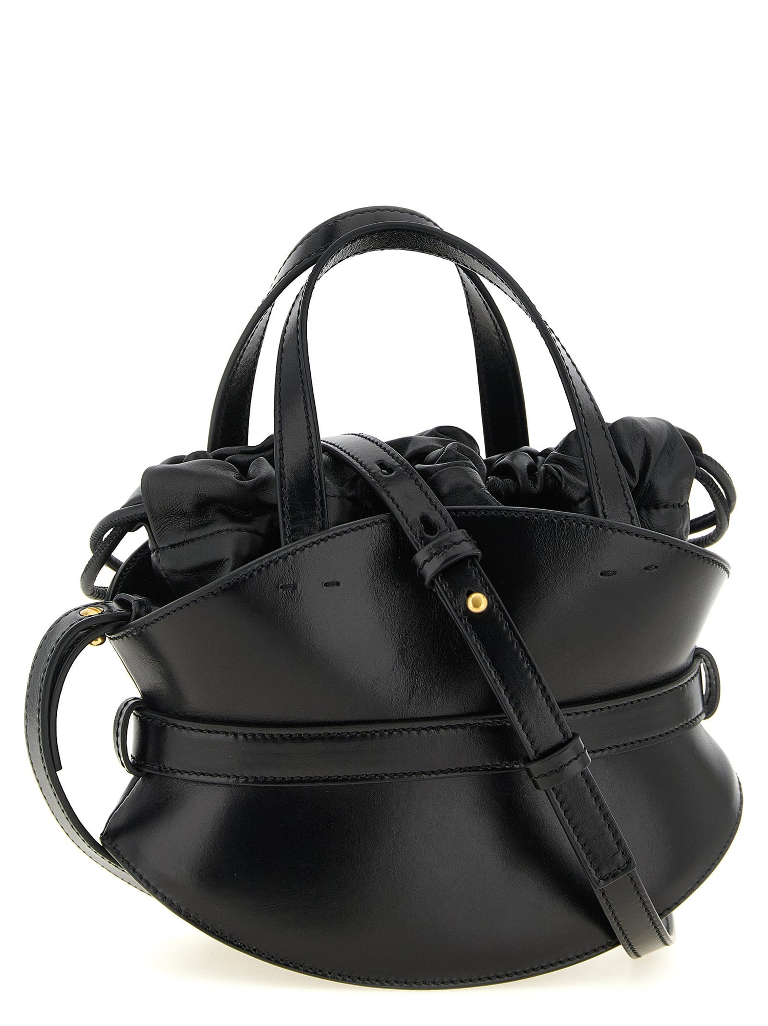 Balmain Shuffle Mini Handbag Black