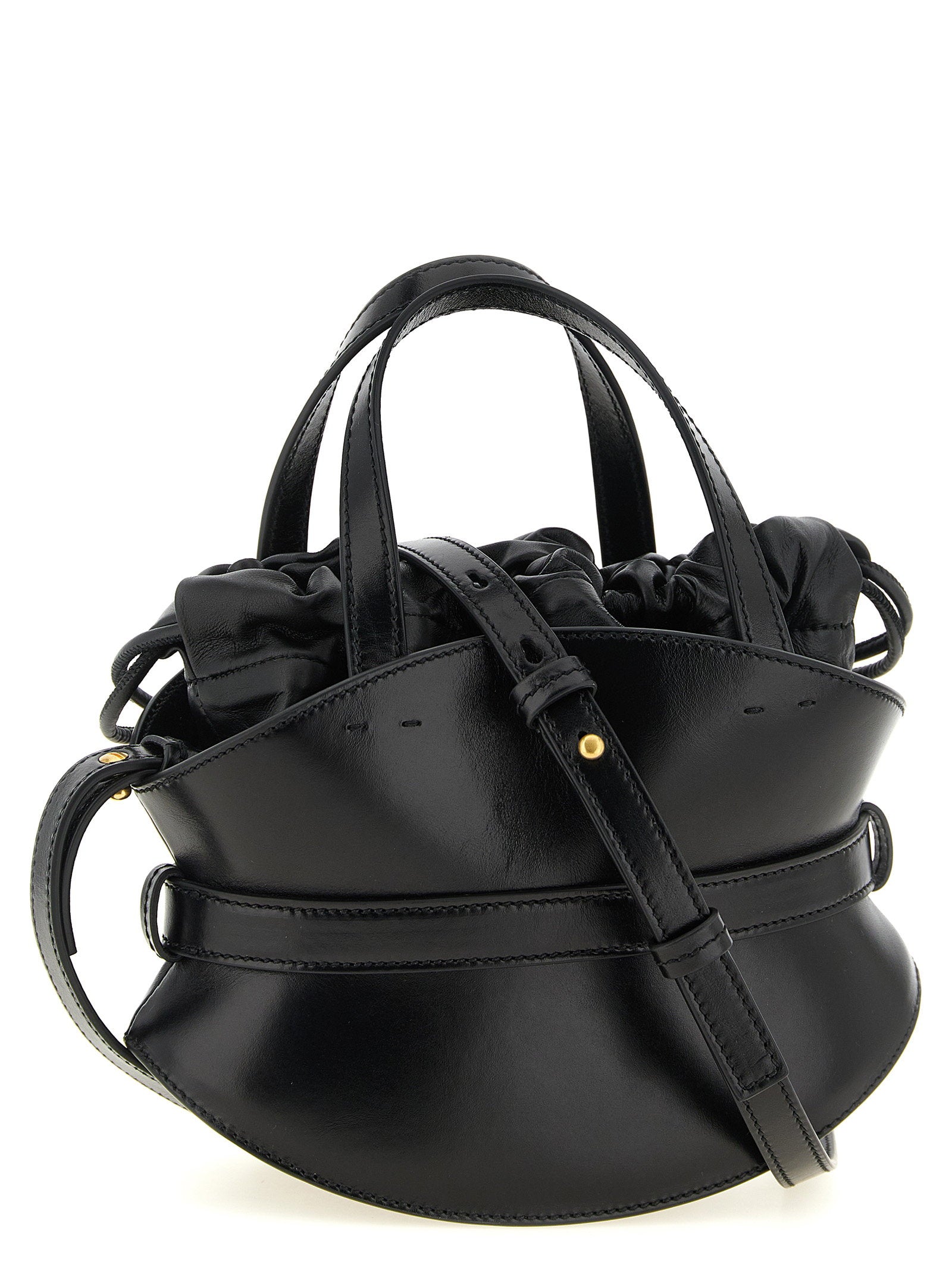 Balmain Shuffle Mini Handbag Black