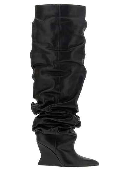 Balmain Cuissardes Leather Black