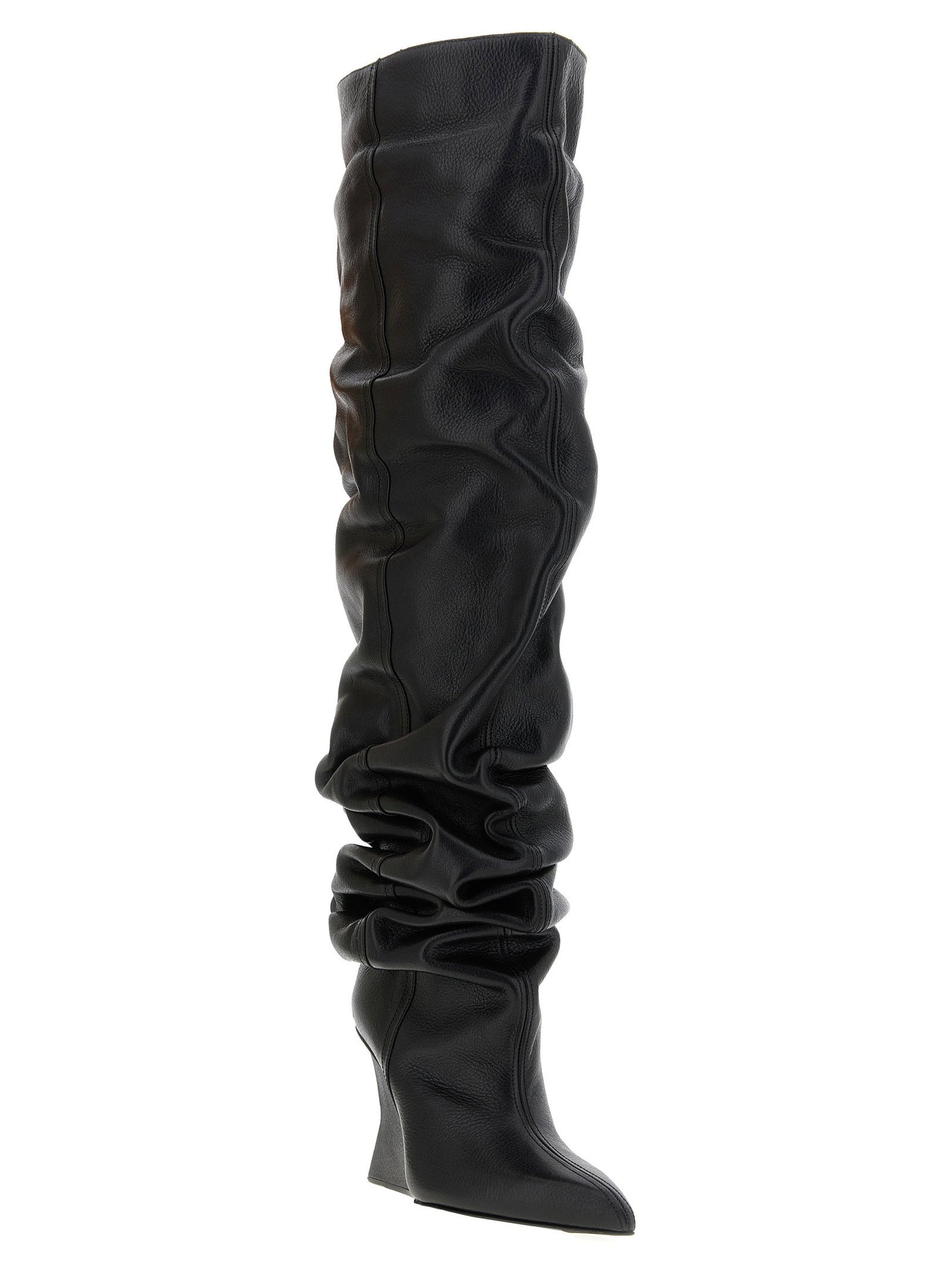 Balmain Cuissardes Leather Black