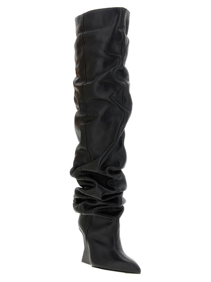 Balmain Cuissardes Leather Black