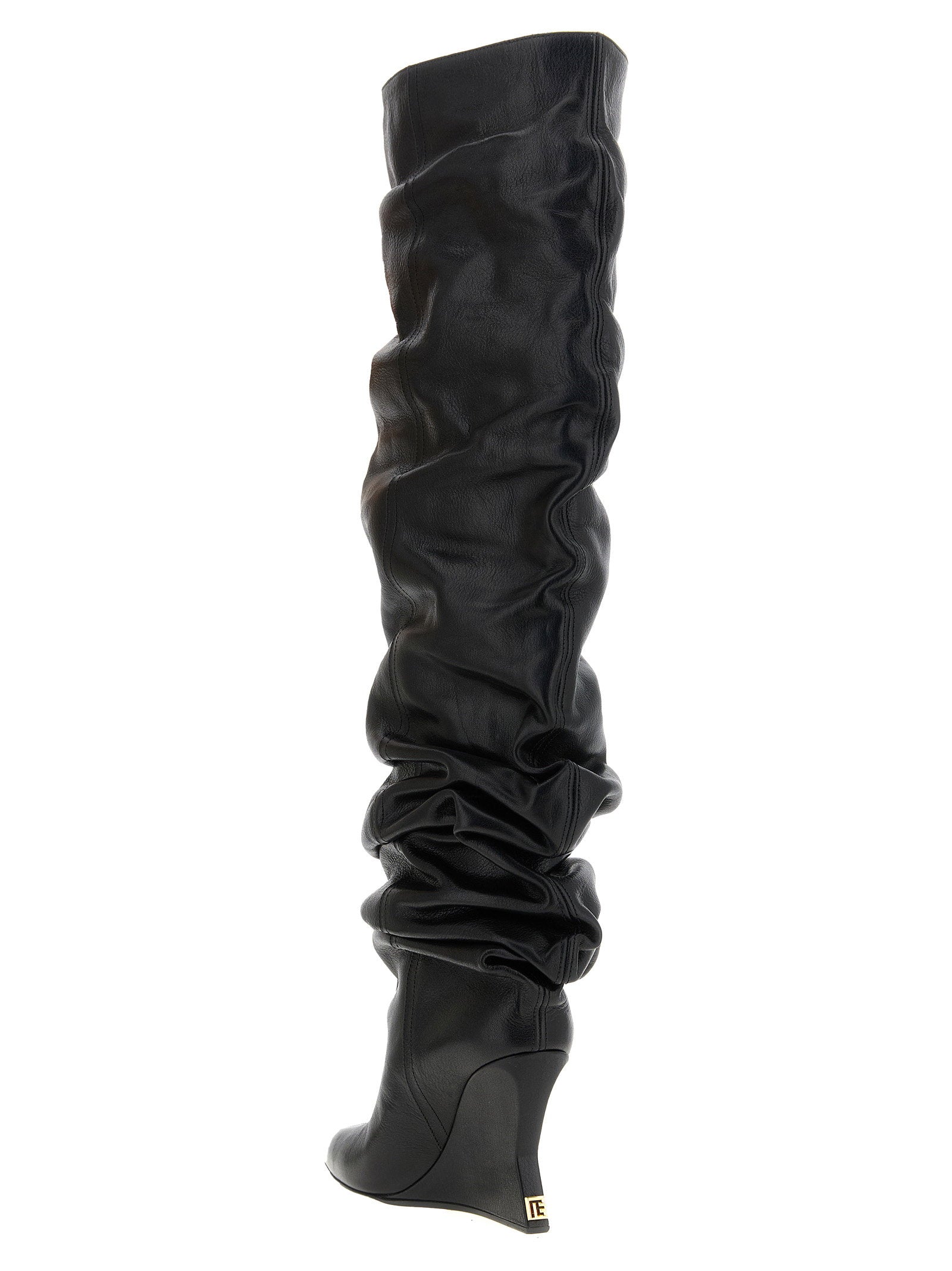 Balmain Cuissardes Leather Black