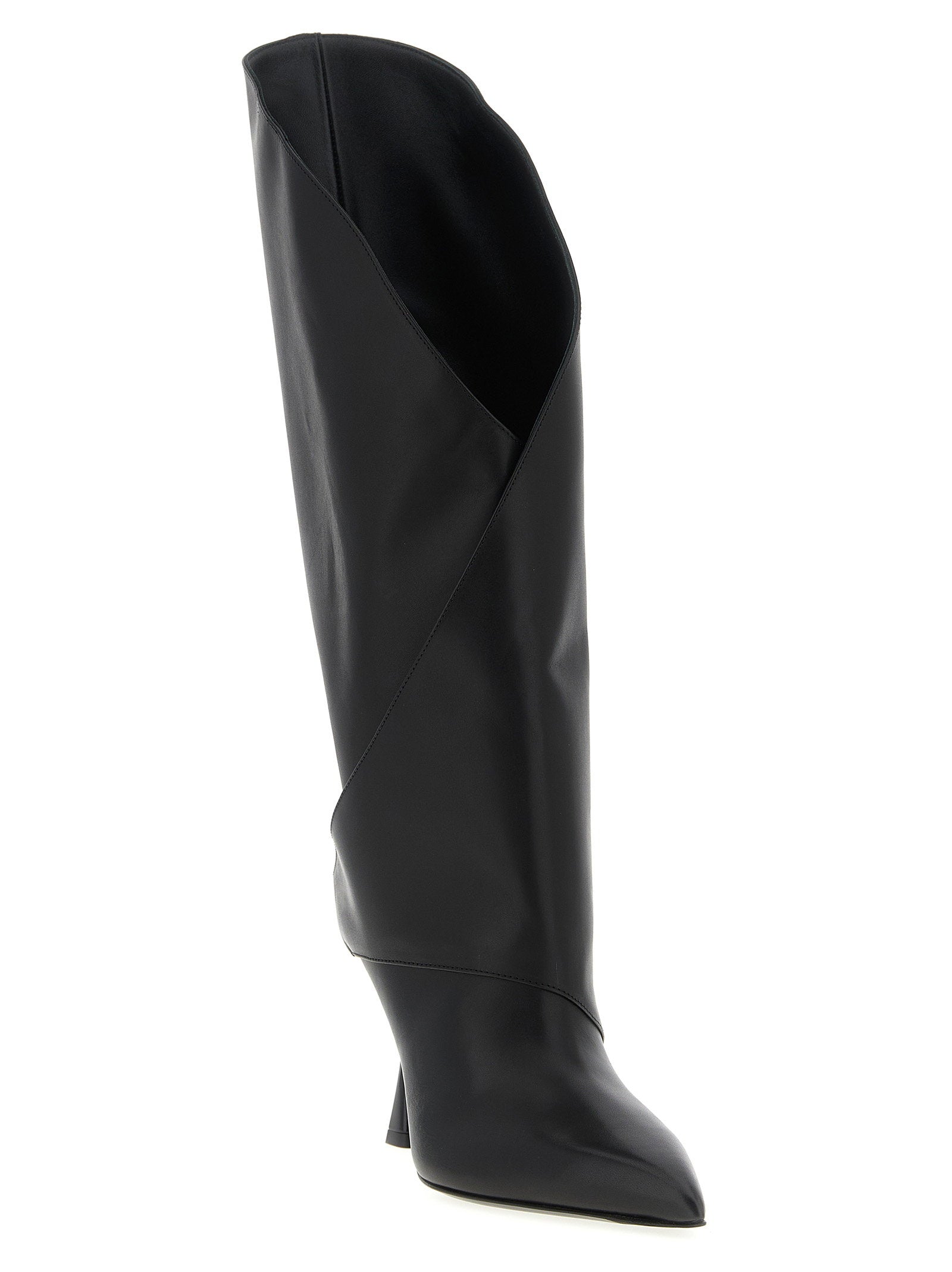 Balmain Twist Boots Black