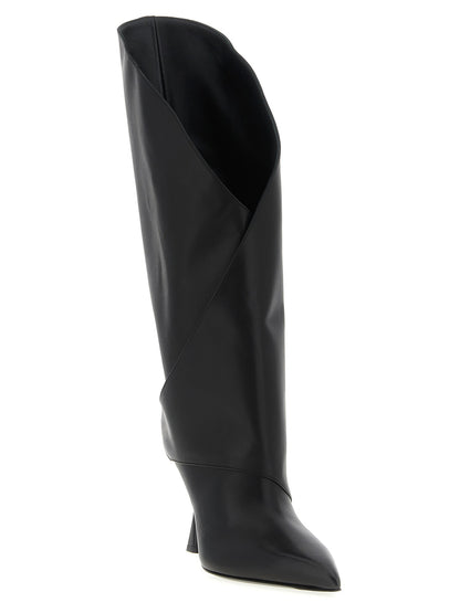 Balmain Twist Boots Black
