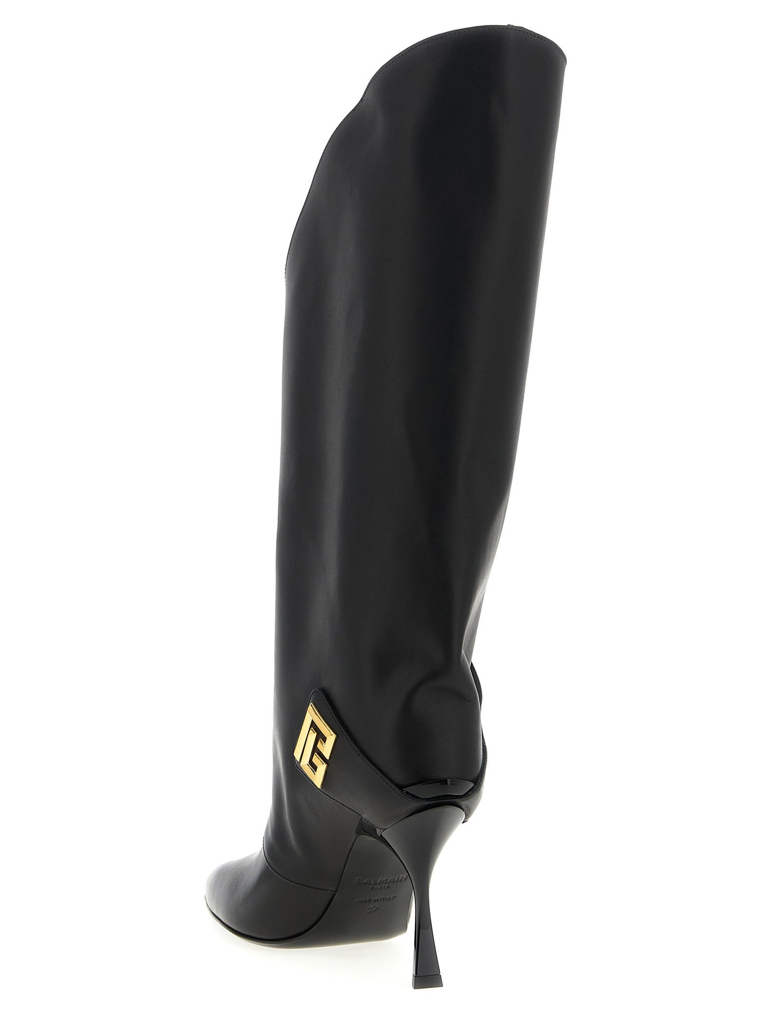 Balmain Twist Boots Black