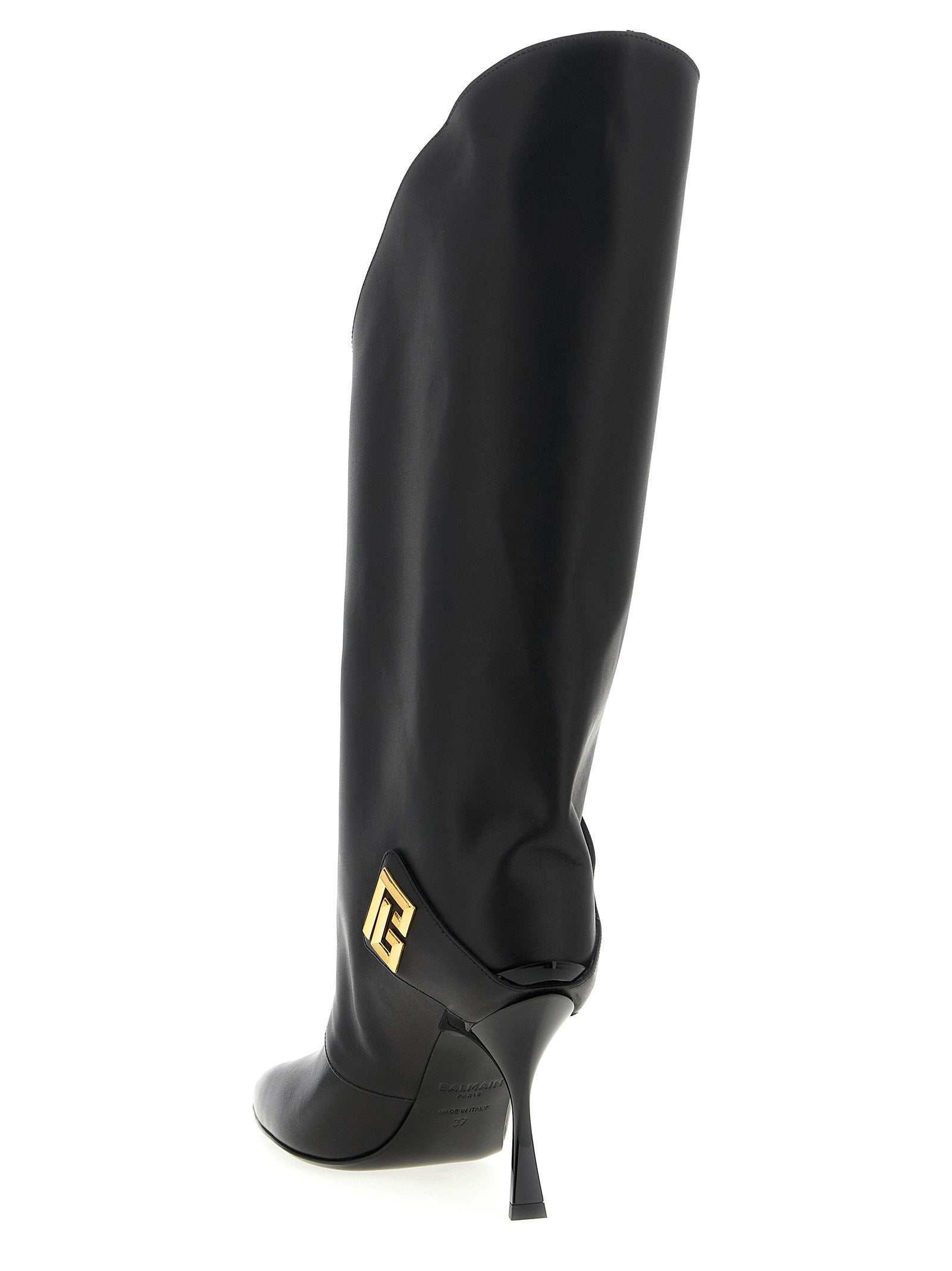Balmain Twist Boots Black