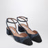 Aquazzura French Flirt 35 Denim Effect Pumps Blue
