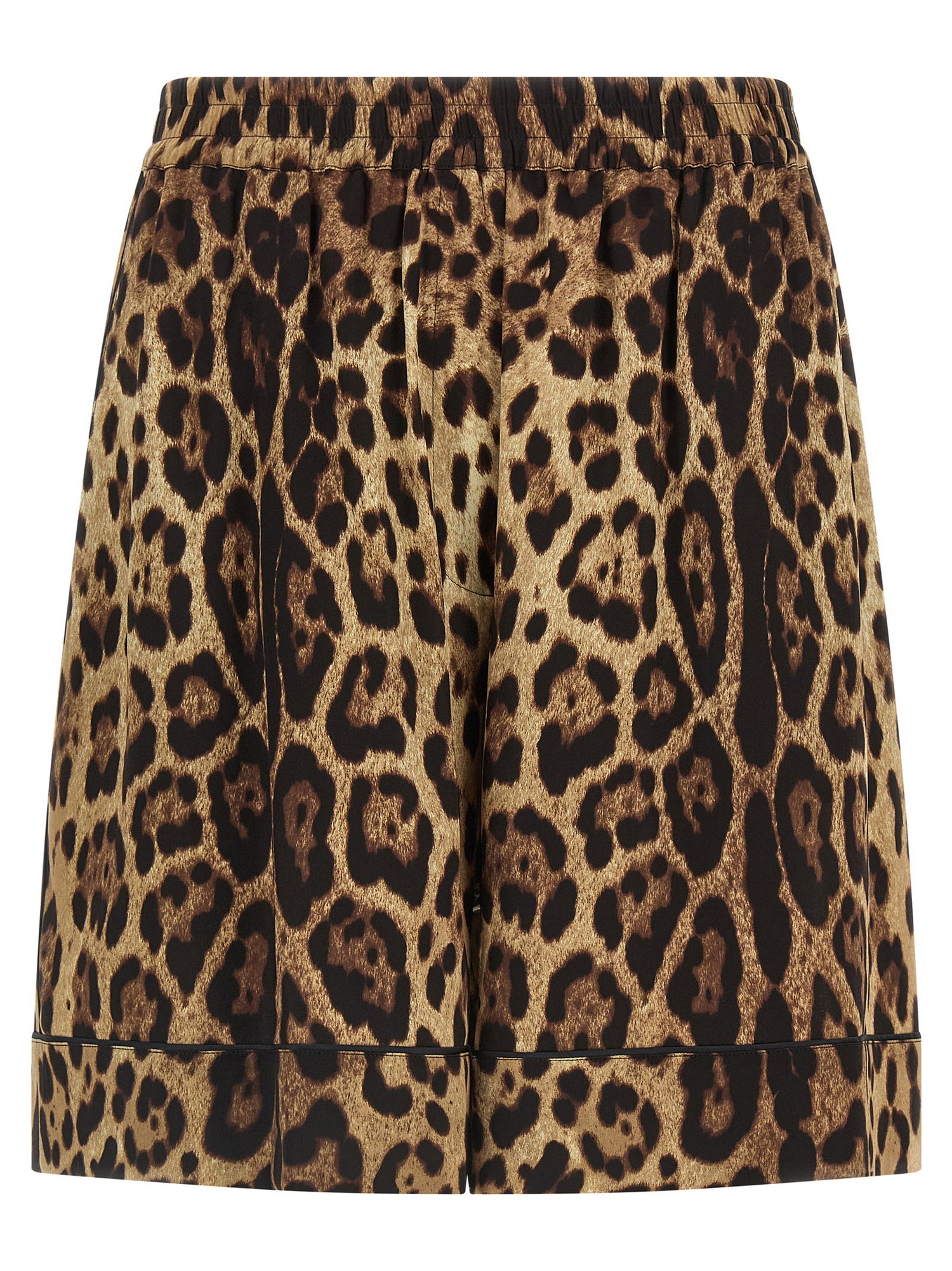 Dolce &amp; Gabbana Leopard Shorts Brown