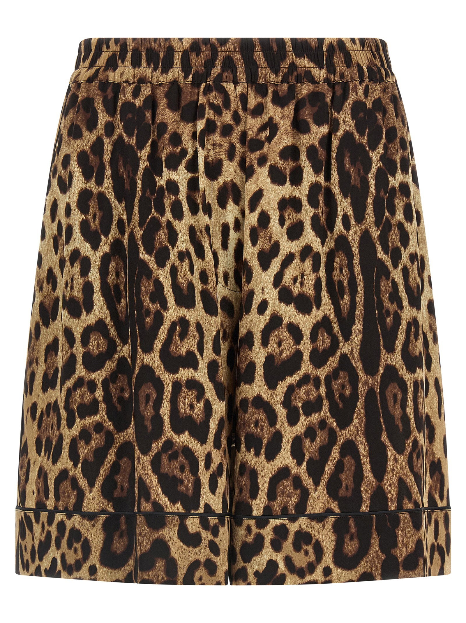 Dolce &amp; Gabbana Leopard Shorts Brown