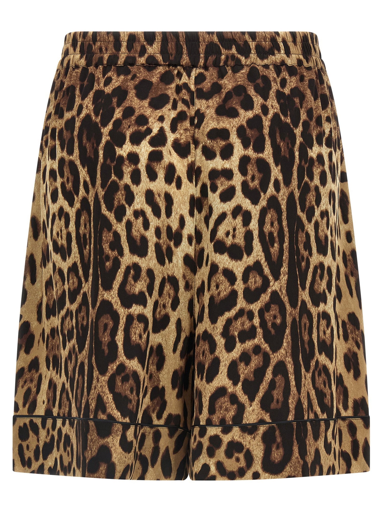 Dolce &amp; Gabbana Leopard Shorts Brown