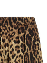 Dolce & Gabbana Leopard Shorts Brown