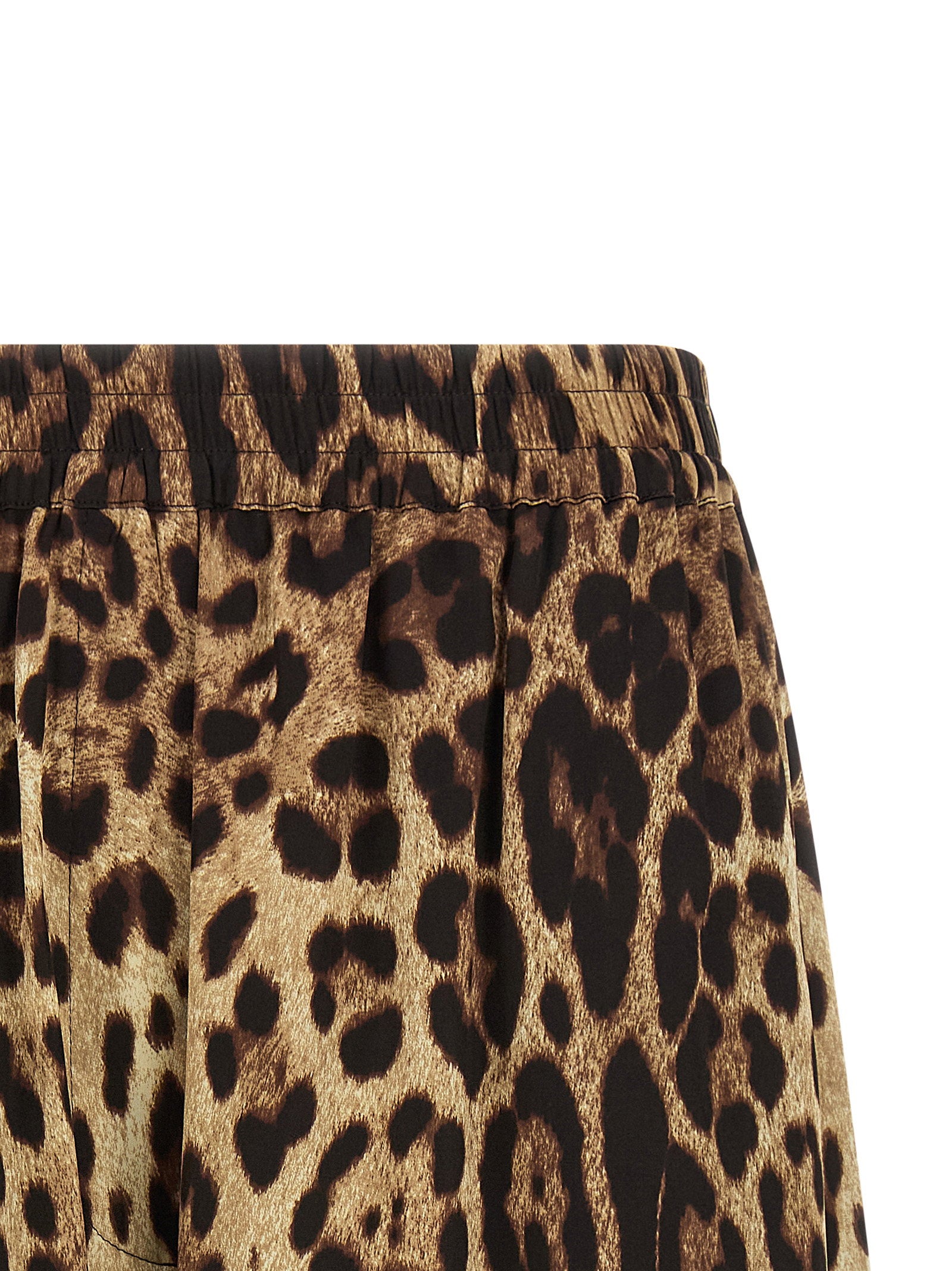 Dolce &amp; Gabbana Leopard Shorts Brown