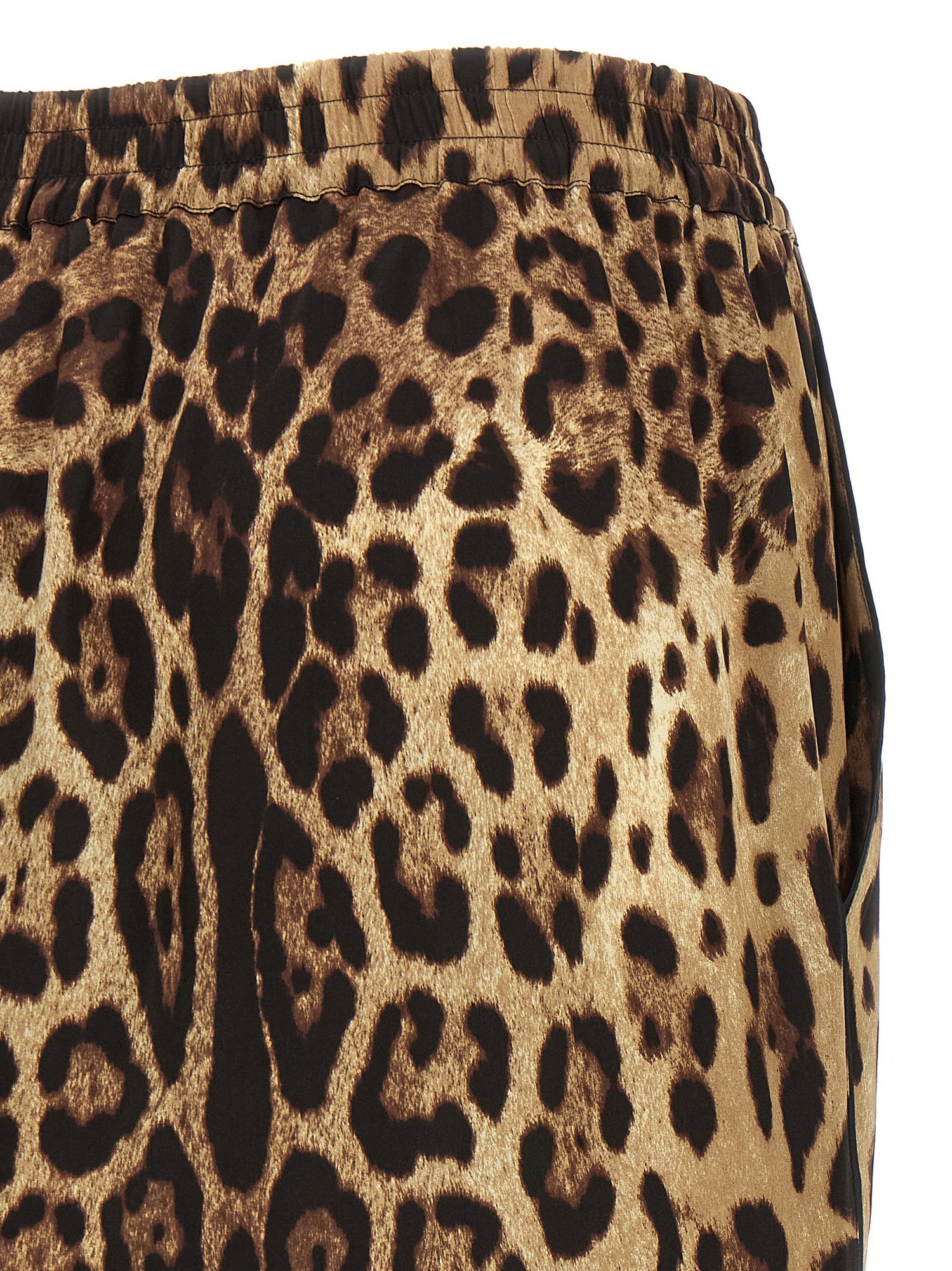 Dolce &amp; Gabbana Leopard Shorts Brown