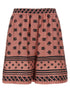 Dolce & Gabbana Silk Bermuda Shorts Pink