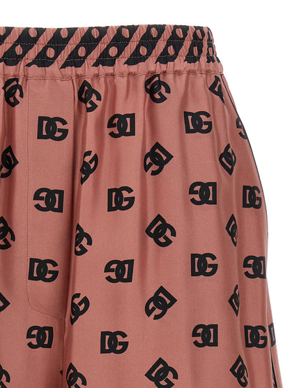 Dolce &amp; Gabbana Silk Bermuda Shorts Pink