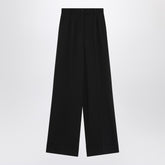 Dolce & Gabbana High-waisted wool-blend trousers in black Black