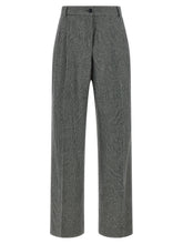 Dolce & Gabbana Prince Of Wales Trousers Gray