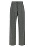 Dolce & Gabbana Prince Of Wales Trousers Gray
