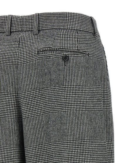 Dolce &amp; Gabbana Prince Of Wales Trousers Gray