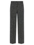 Dolce & Gabbana Striped Wool Pants White/black