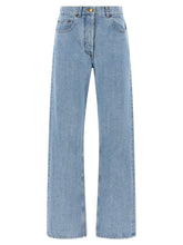 Thom Browne Back Martingale Jeans Light blue