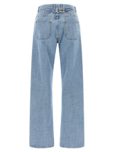 Thom Browne Back Martingale Jeans Light blue