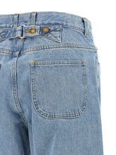 Thom Browne Back Martingale Jeans Light blue